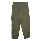 IXOS BEYOND Mens Olive Relaxed Cargo Trousers W36 L30 Zip Polyamide Casual