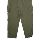 IXOS BEYOND Mens Olive Relaxed Cargo Trousers W36 L30 Zip Polyamide Casual