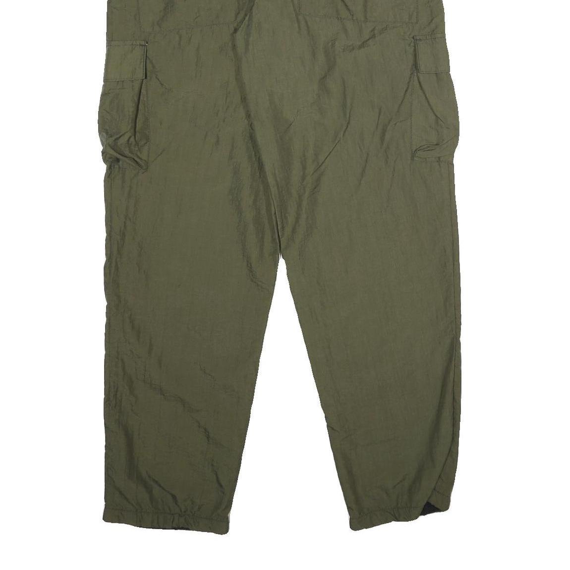 IXOS BEYOND Mens Olive Relaxed Cargo Trousers W36 L30 Zip Polyamide Casual