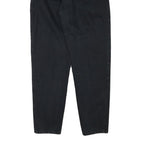 TEDDYS Womens Jeans Black Relaxed Straight Denim W24 L30 Elasticated Waist Zip