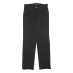 VERSACE JEANS COUTURE Womens Black Regular Fit Straight Trousers W34 L34 Stylish