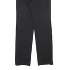 VERSACE JEANS COUTURE Womens Black Regular Fit Straight Trousers W34 L34 Stylish