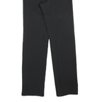 VERSACE JEANS COUTURE Womens Black Regular Fit Straight Trousers W34 L34 Stylish