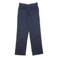 DICKIES Mens Cotton Blend Navy Blue Regular Fit Straight Leg Trousers W30 L32