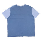 MCKENZIE Mens Blue & Navy Block Logo Graphic T-Shirt 2XL Short Sleeve Crew Neck