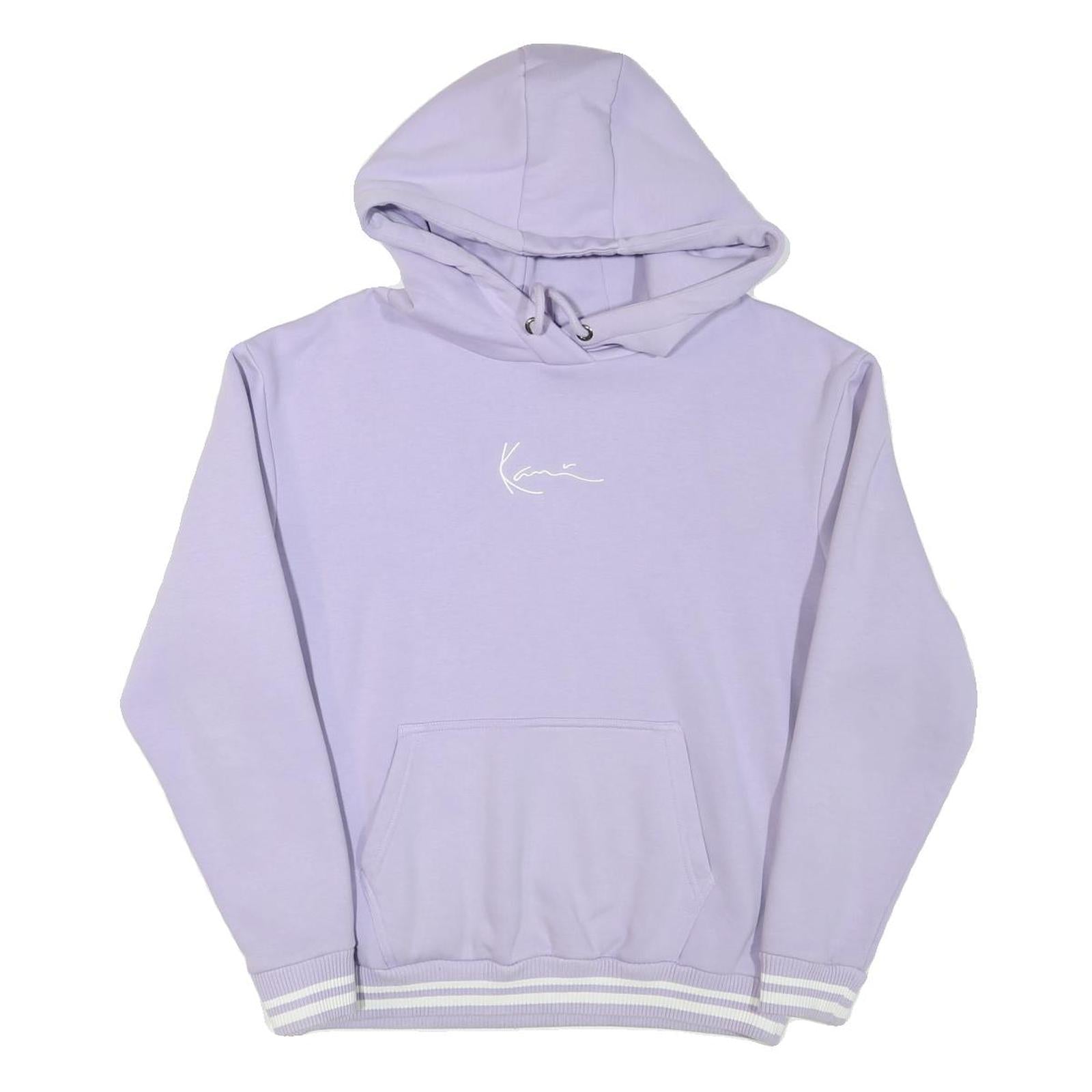 KARL KANI Mens Lilac Hoodie M Cotton Blend Pullover Casual