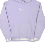 KARL KANI Mens Lilac Hoodie M Cotton Blend Pullover Casual