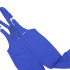 ADIDAS Womens Blue Dungarees Slim Polyester Blend S W31 L19 Stretch Zip