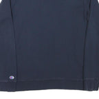 CHAMPION Mens Navy Blue Sweatshirt Crew Neck M Cotton Blend Classic Logo