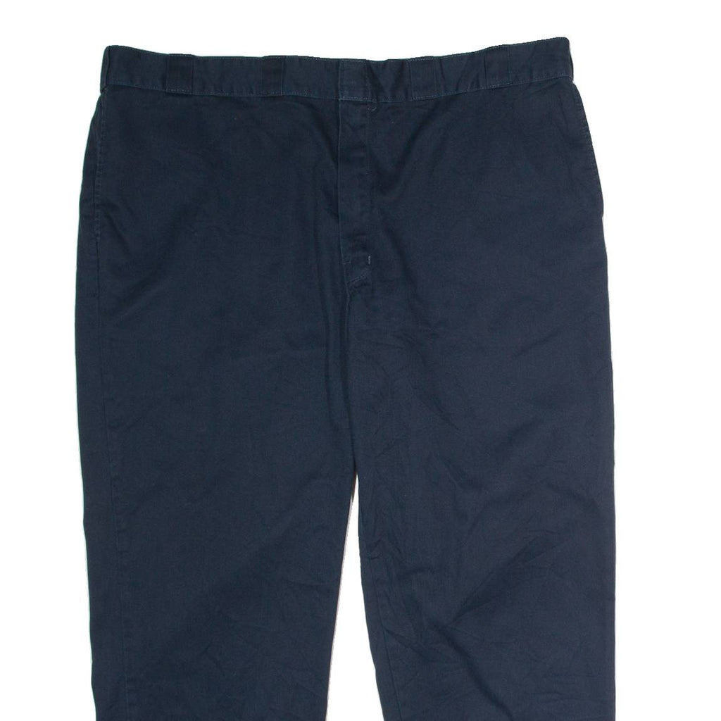 DICKIES 874 Workwear Mens Twill Trousers Blue Classic Straight W42 L30