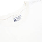 CARHARTT Mens Cream Long Sleeve Crew Neck T-Shirt L Logo Print Casual