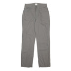 CALVIN KLEIN JEANS Womens Cotton Blend Grey Regular Straight Trousers W27 L27
