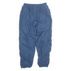 SHELL Mens Track Pants Blue 90s Tapered S W28 L27