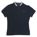 CALVIN KLEIN Womens Polo Shirt Black L