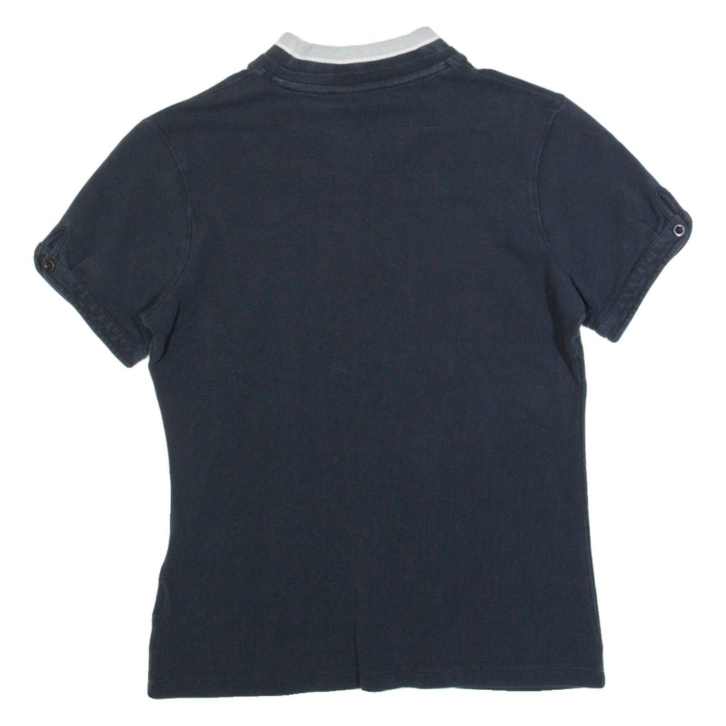 CALVIN KLEIN Womens Polo Shirt Black L