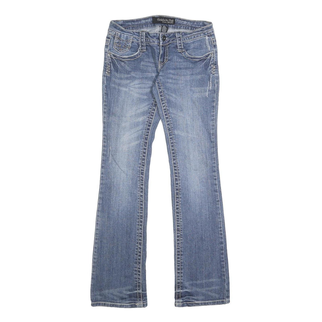 Celebrity Pink Mens Jeans Blue Slim Bootcut Denim Medium W26 L31 Stylish