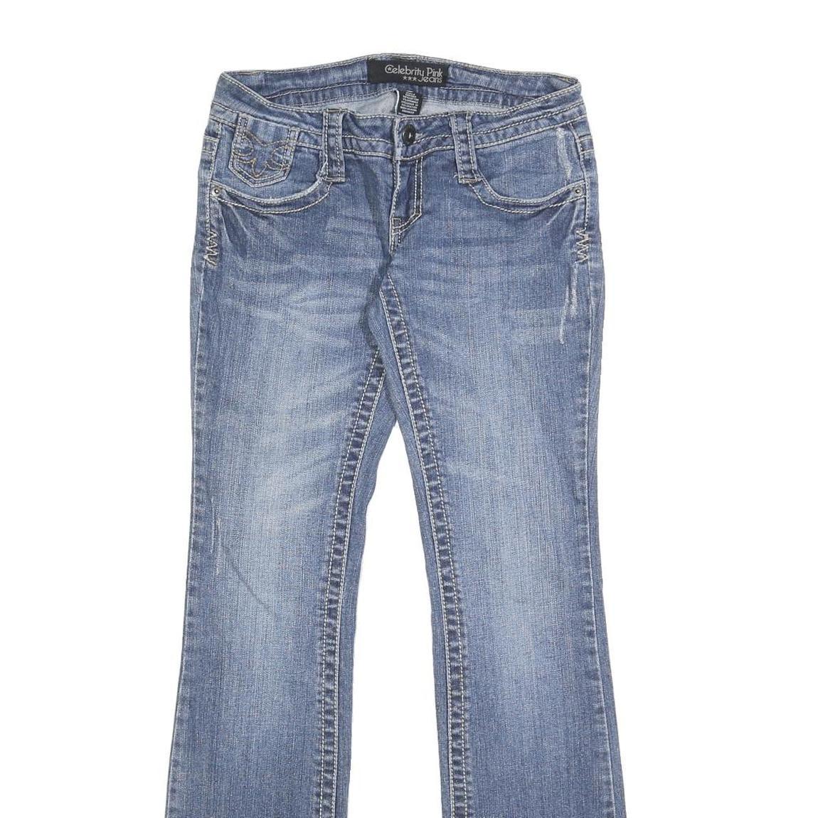 Celebrity Pink Mens Jeans Blue Slim Bootcut Denim Medium W26 L31 Stylish