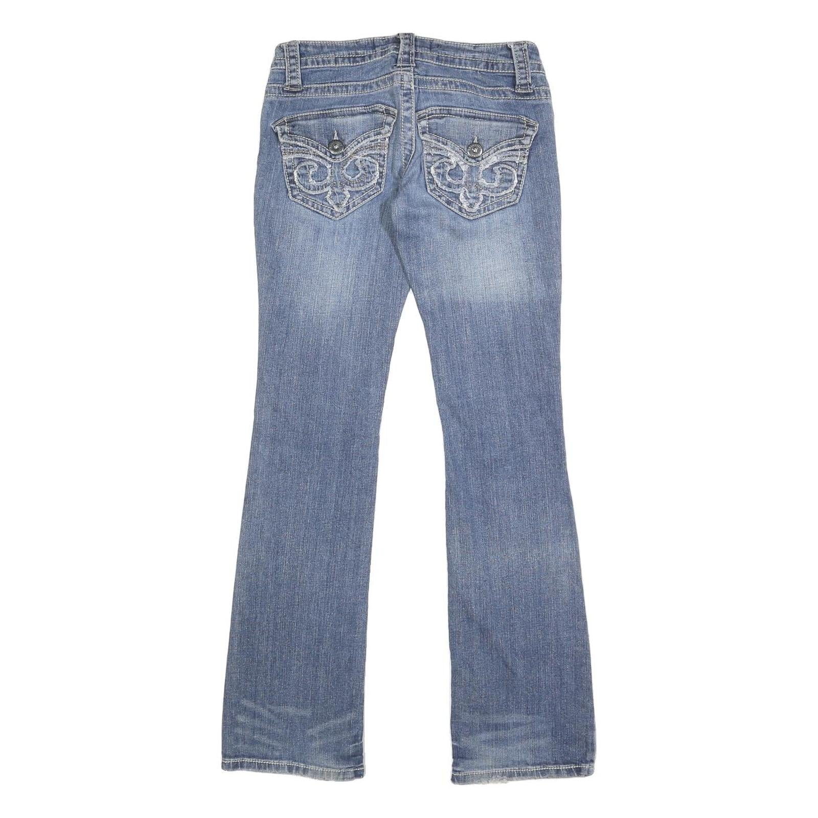 Celebrity Pink Mens Jeans Blue Slim Bootcut Denim Medium W26 L31 Stylish