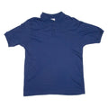 CRYSTAL SPRINGS Mens Polo Shirt Blue L