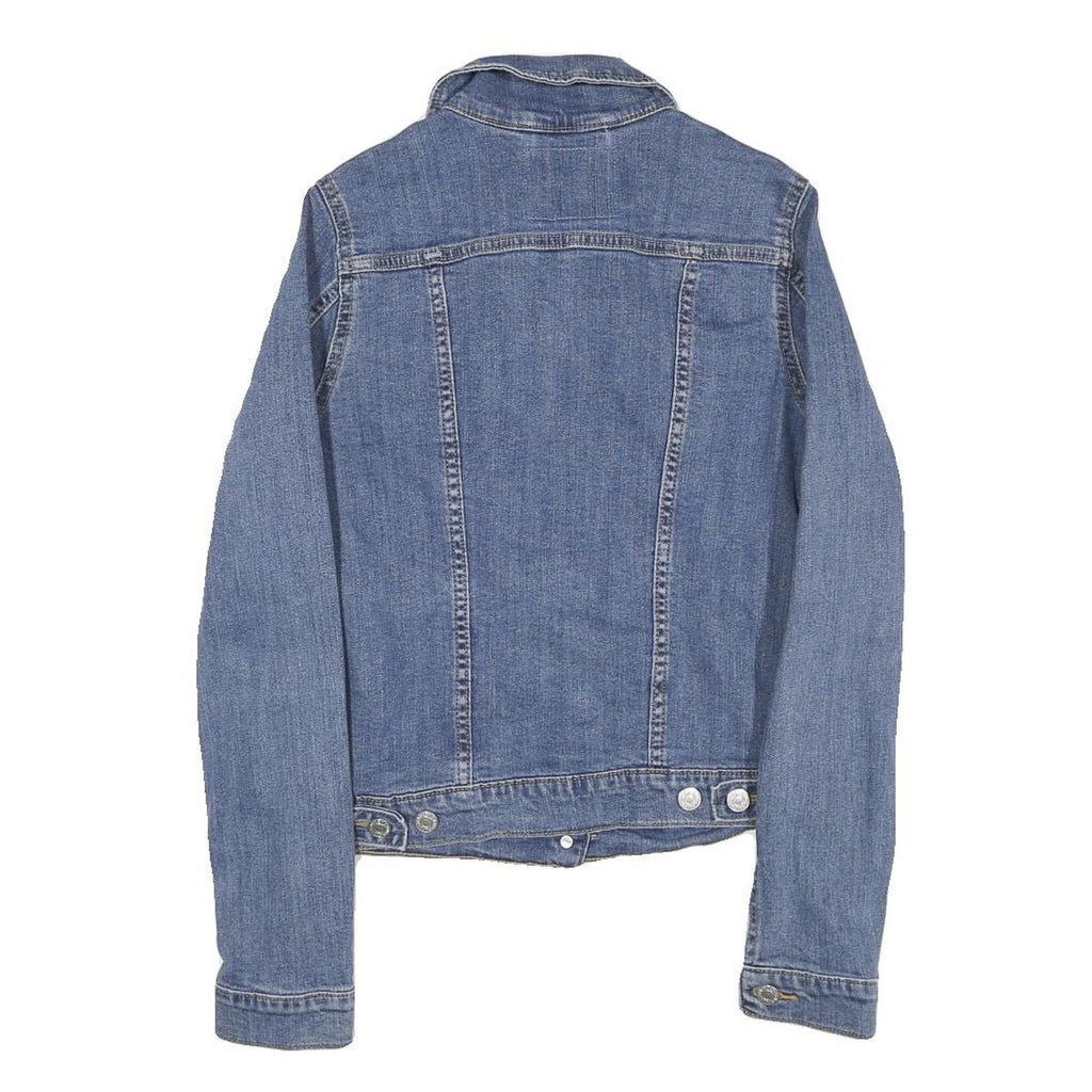 LEVI'S Mens Blue Denim Jacket S Cotton Classic Button Closure Casual Stylish