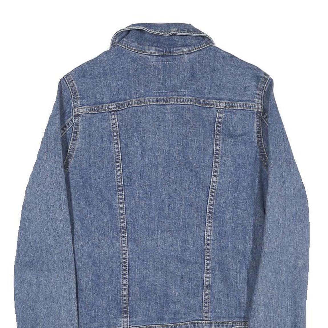 LEVI'S Mens Blue Denim Jacket S Cotton Classic Button Closure Casual Stylish