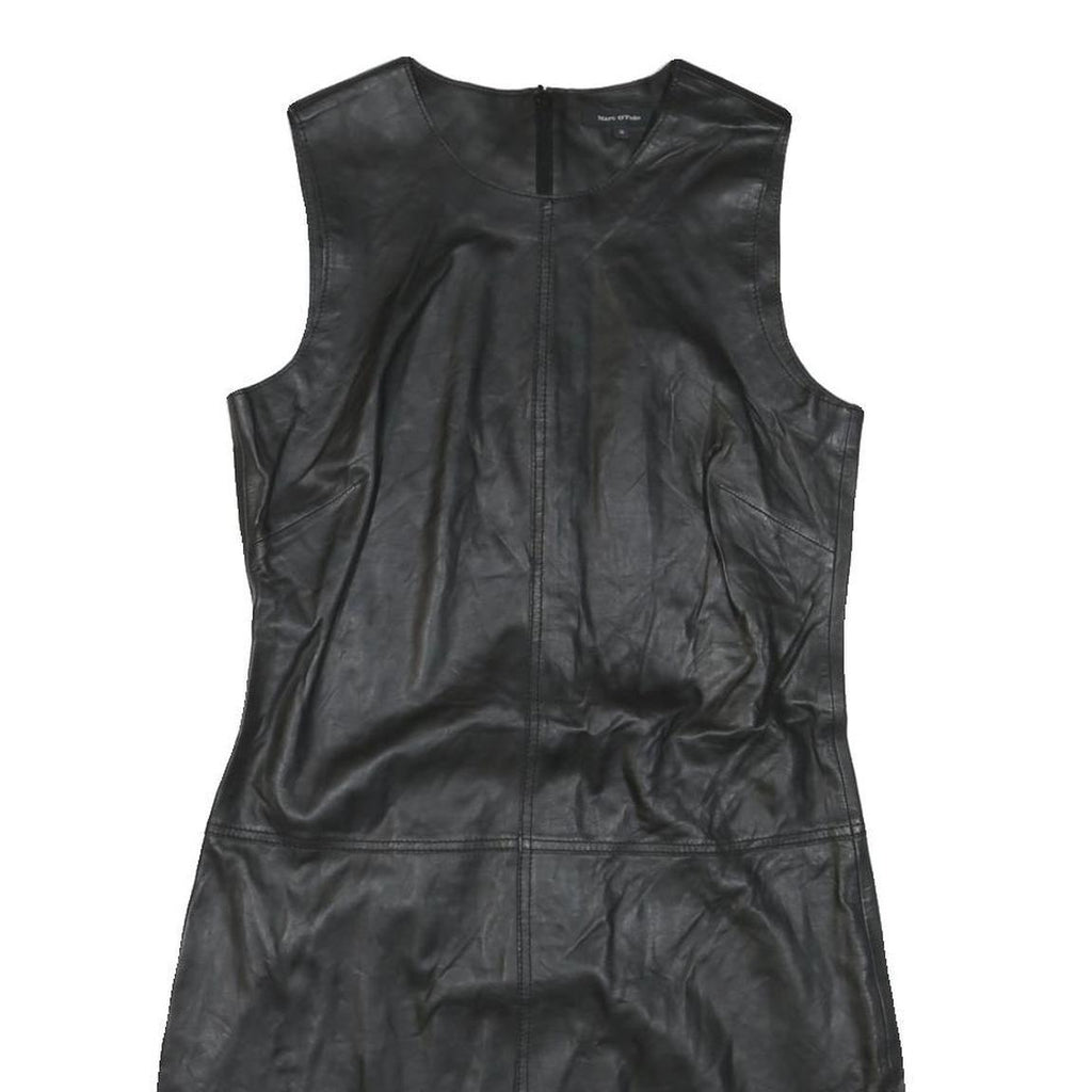 MARC O'POLO Womens Black Sleeveless Mini Dress Polyester Blend Smooth Finish Zip