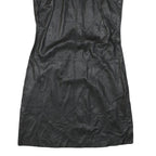 MARC O'POLO Womens Black Sleeveless Mini Dress Polyester Blend Smooth Finish Zip