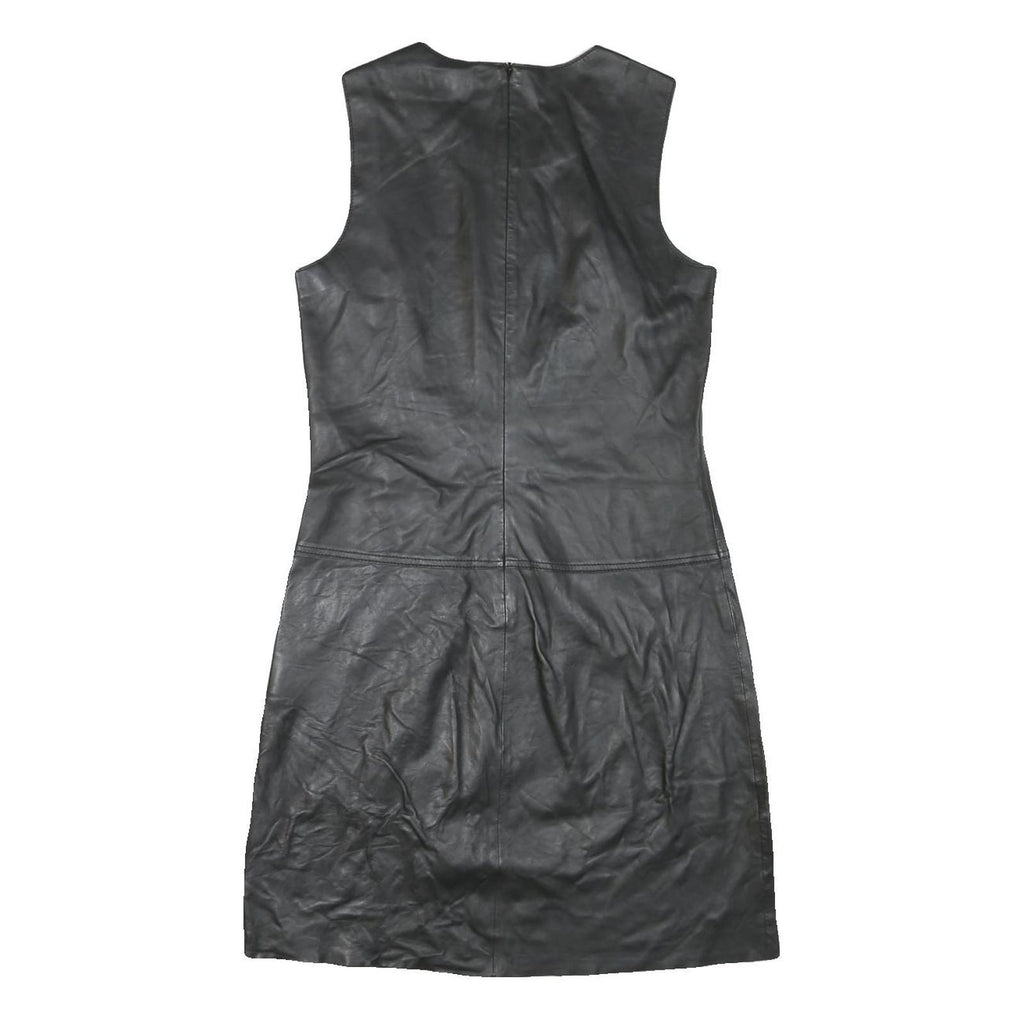 MARC O'POLO Womens Black Sleeveless Mini Dress Polyester Blend Smooth Finish Zip