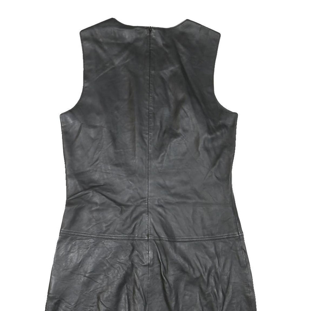 MARC O'POLO Womens Black Sleeveless Mini Dress Polyester Blend Smooth Finish Zip