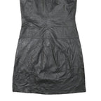 MARC O'POLO Womens Black Sleeveless Mini Dress Polyester Blend Smooth Finish Zip