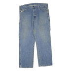 DICKIES Mens Regular Fit Blue Denim Jeans W38 L30 Classic Cotton Blend Zip
