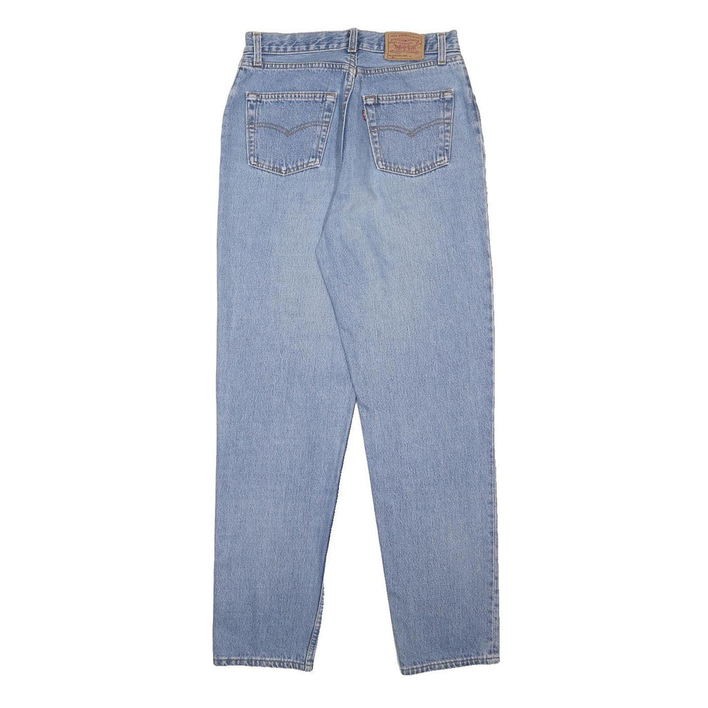 LEVI'S Womens Regular Fit 901 Jeans Blue Denim Cotton W28 L32 Classic Button