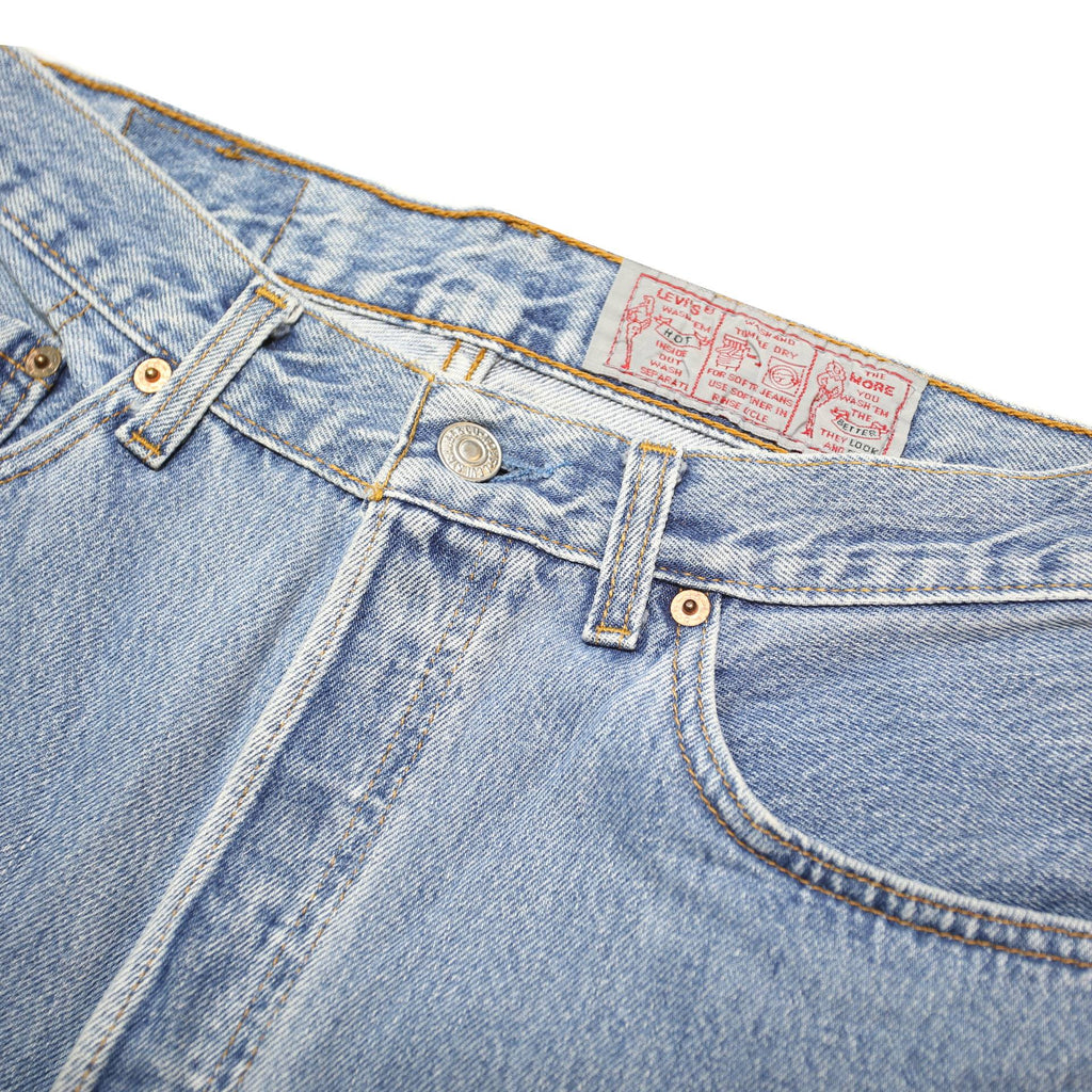 LEVI'S Womens Regular Fit 901 Jeans Blue Denim Cotton W28 L32 Classic Button