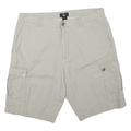 CALVIN KLEIN Mens Shorts Beige Cargo Plain XL W36 Cotton Blend Casual