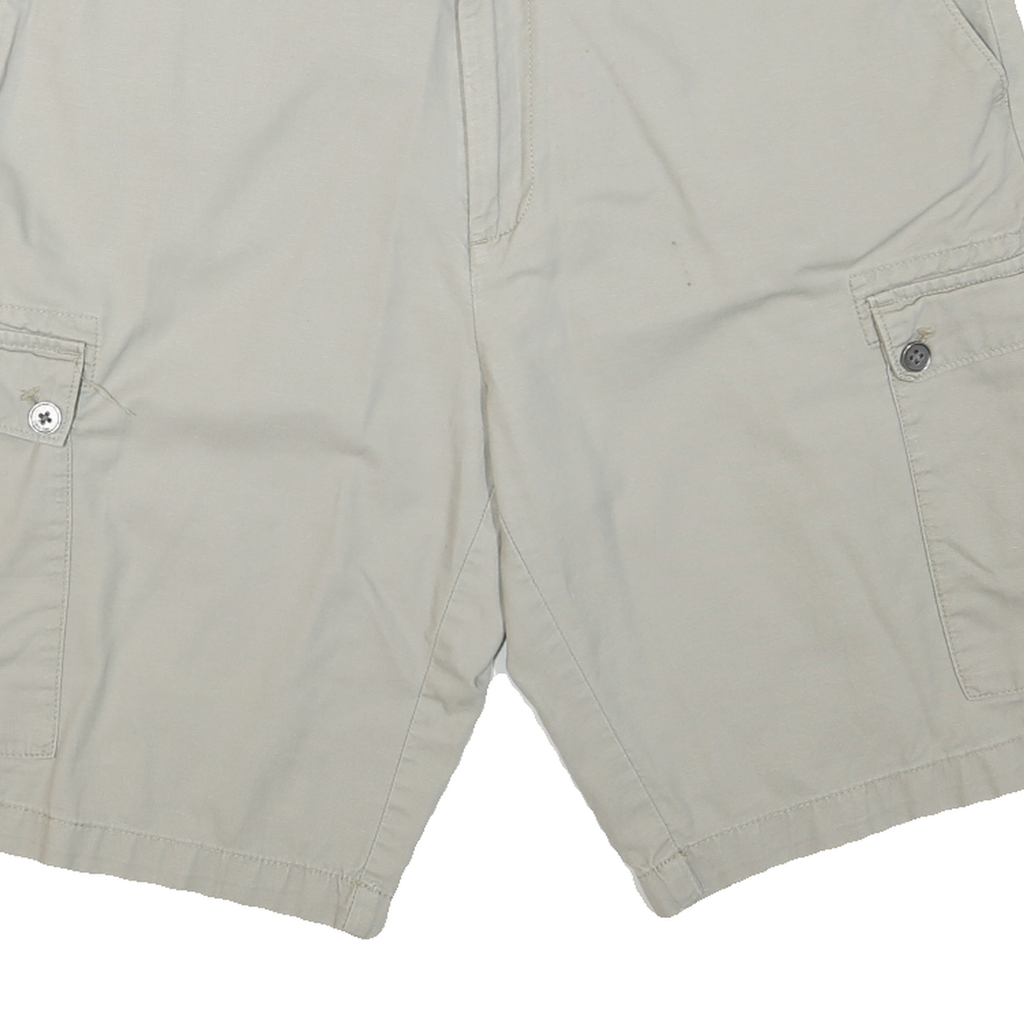 CALVIN KLEIN Mens Shorts Beige Cargo Plain XL W36 Cotton Blend Casual