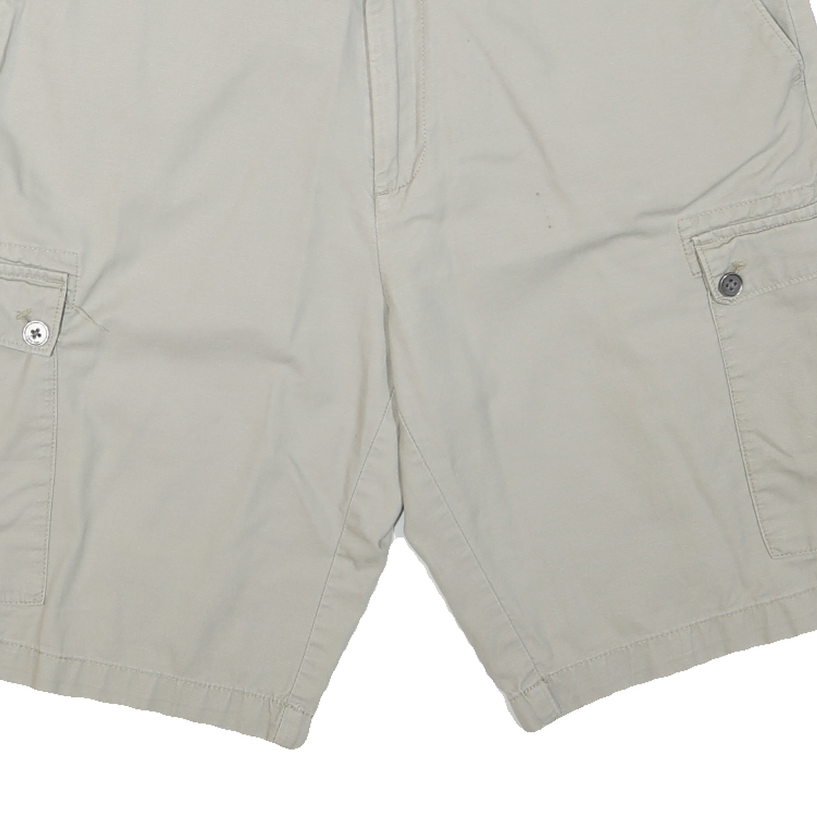 CALVIN KLEIN Mens Shorts Beige Cargo Plain XL W36 Cotton Blend Casual