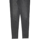 LEVI'S 710 Womens Slim Black Denim Raw Cotton Blend Jeans W28 L30 Skinny Fit