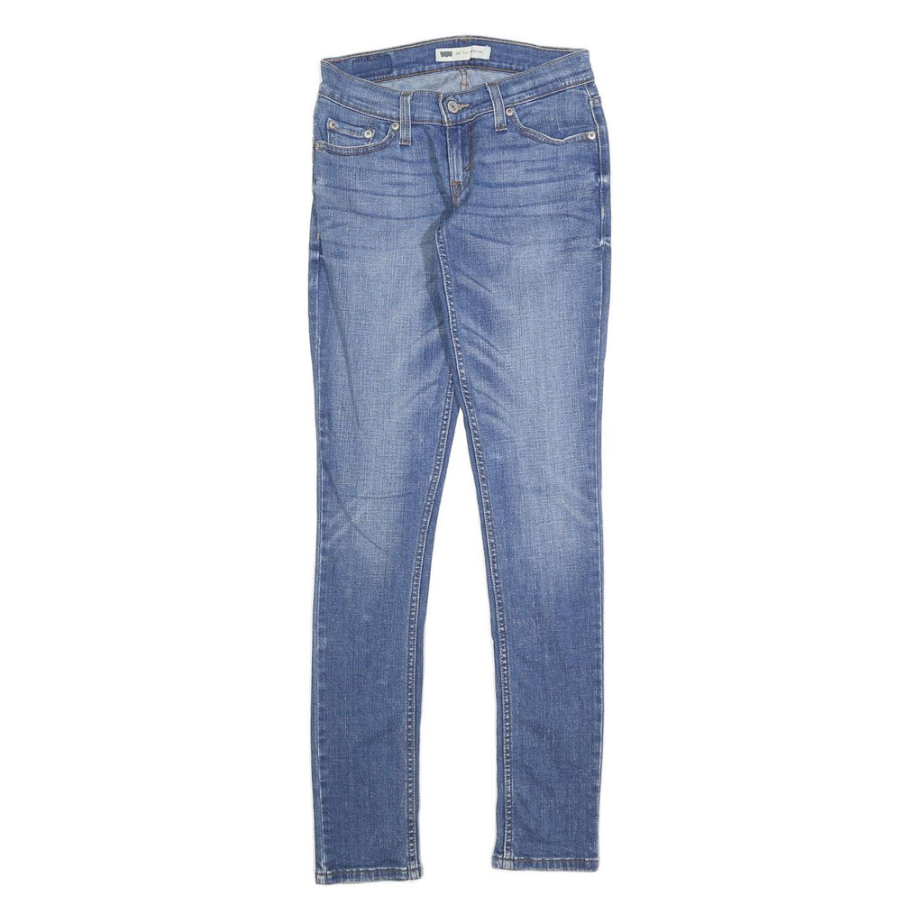LEVI'S Womens Slim Blue Denim Slim Jeans 524 W24 L32 Stretch Cotton Blend