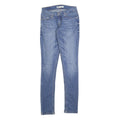 LEVI'S Womens Slim Blue Denim Slim Jeans 524 W24 L32 Stretch Cotton Blend