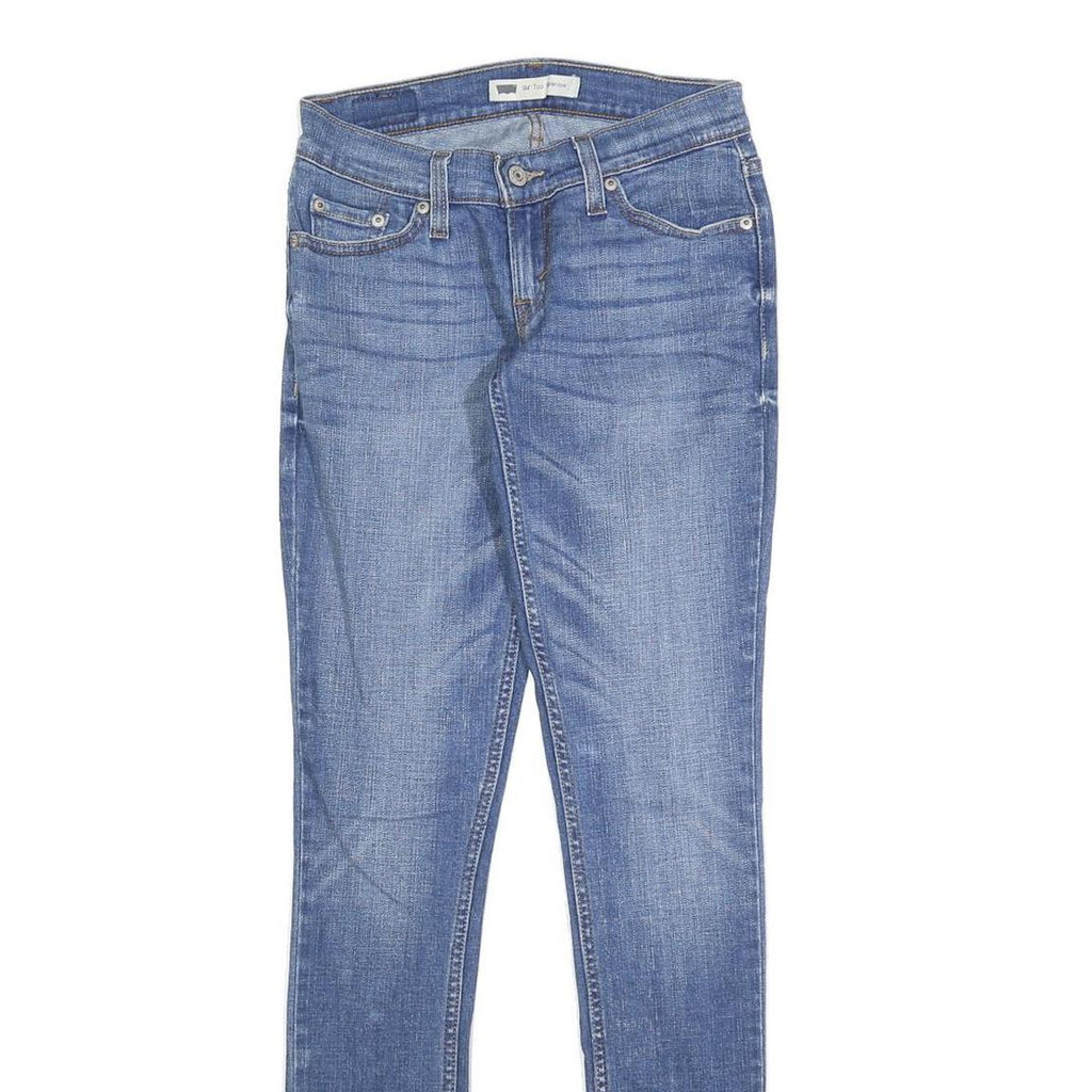 LEVI'S Womens Slim Blue Denim Slim Jeans 524 W24 L32 Stretch Cotton Blend