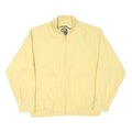 CASUALLAND Mens Yellow Casual Jacket L Polyester Blend Plain Zip Closure