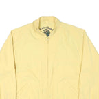 CASUALLAND Mens Yellow Casual Jacket L Polyester Blend Plain Zip Closure