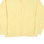 CASUALLAND Mens Yellow Casual Jacket L Polyester Blend Plain Zip Closure