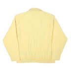 CASUALLAND Mens Yellow Casual Jacket L Polyester Blend Plain Zip Closure