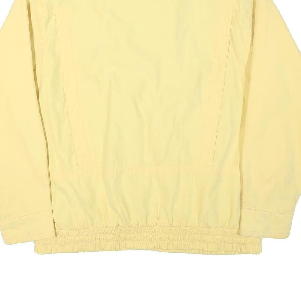 CASUALLAND Mens Yellow Casual Jacket L Polyester Blend Plain Zip Closure