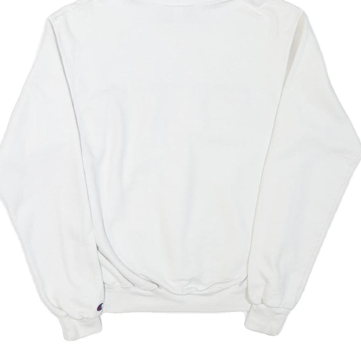 CHAMPION Mens White University Of California Davis Pullover Hoodie S Cotton