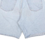 WRANGLER Mens Denim Blue Casual Shorts L W34 Comfortable Cotton Blend