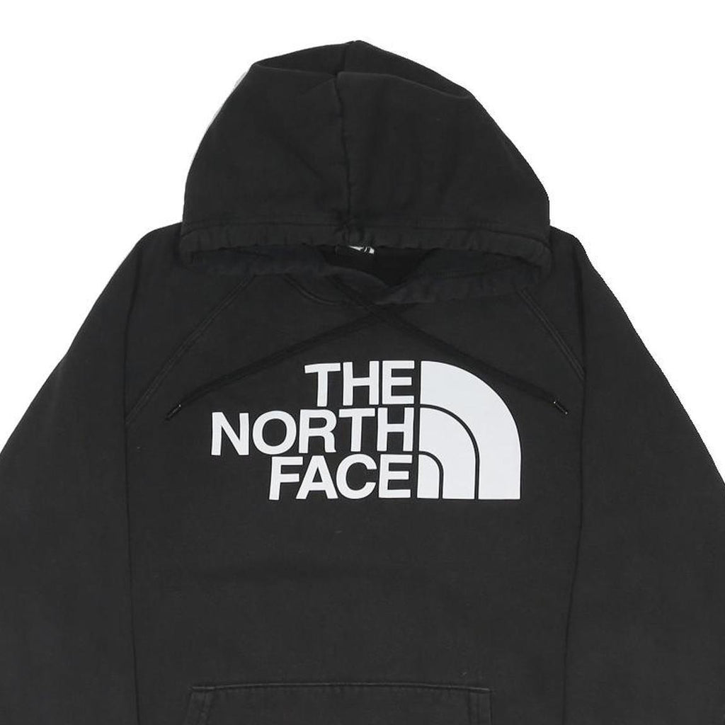 THE NORTH FACE Mens Black Hoodie M Cotton Blend Pullover Logo Sweatshirt