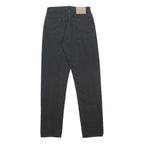 CALVIN KLEIN JEANS Womens Black Slim Skinny Denim W28 L31 Button Closure
