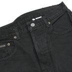 CALVIN KLEIN JEANS Womens Black Slim Skinny Denim W28 L31 Button Closure